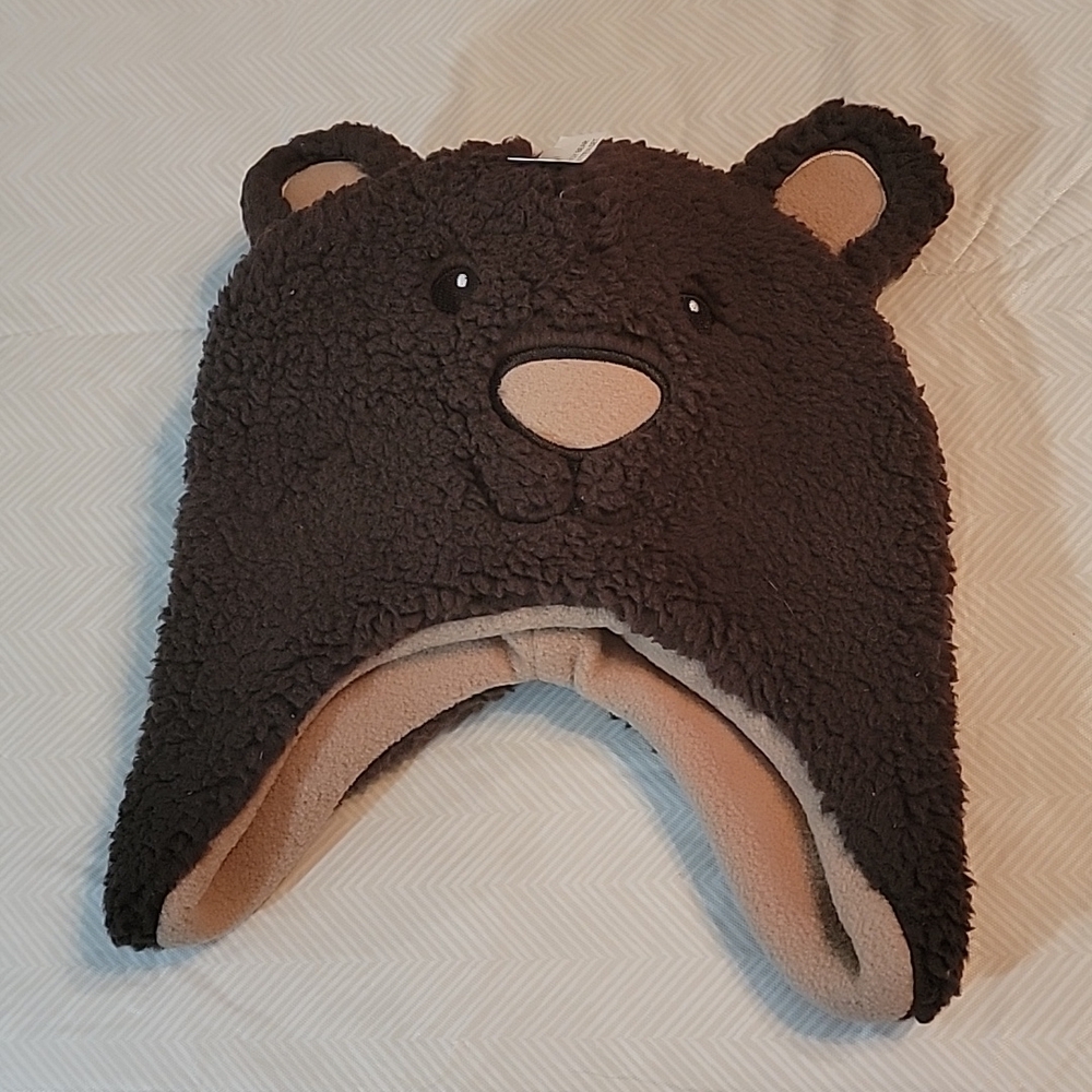 Teddy Bear Hat Mitten Set Toddler One Size Fits Most New